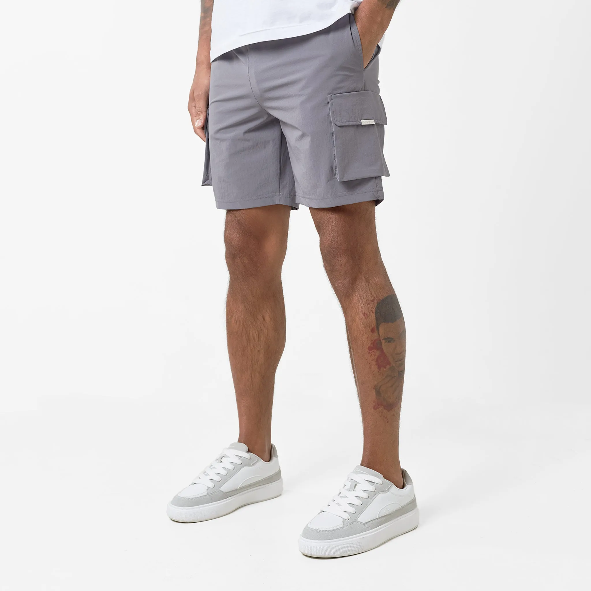2-Pack Premium Tech Cargo Short | Black / Charcoal