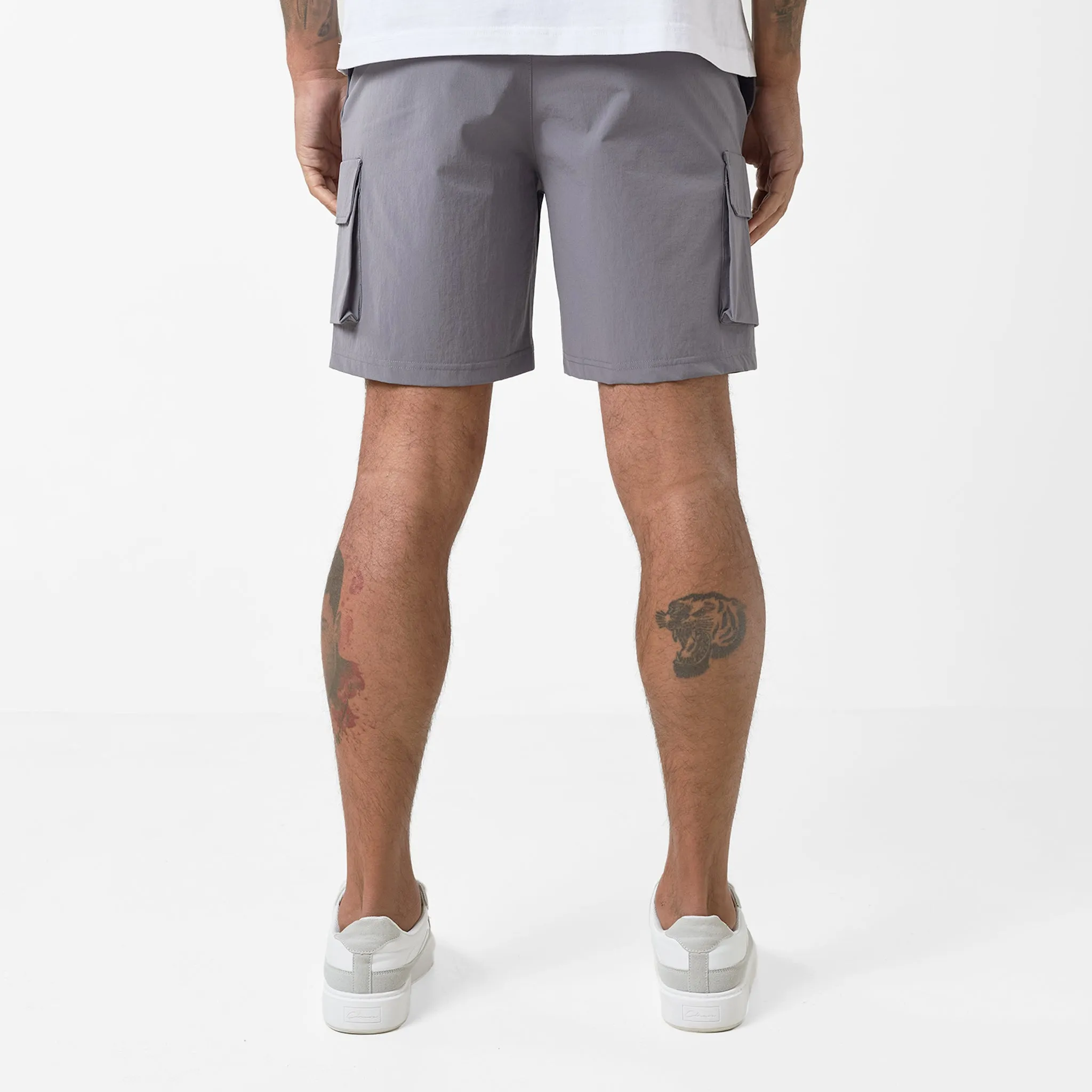 2-Pack Premium Tech Cargo Short | Black / Charcoal