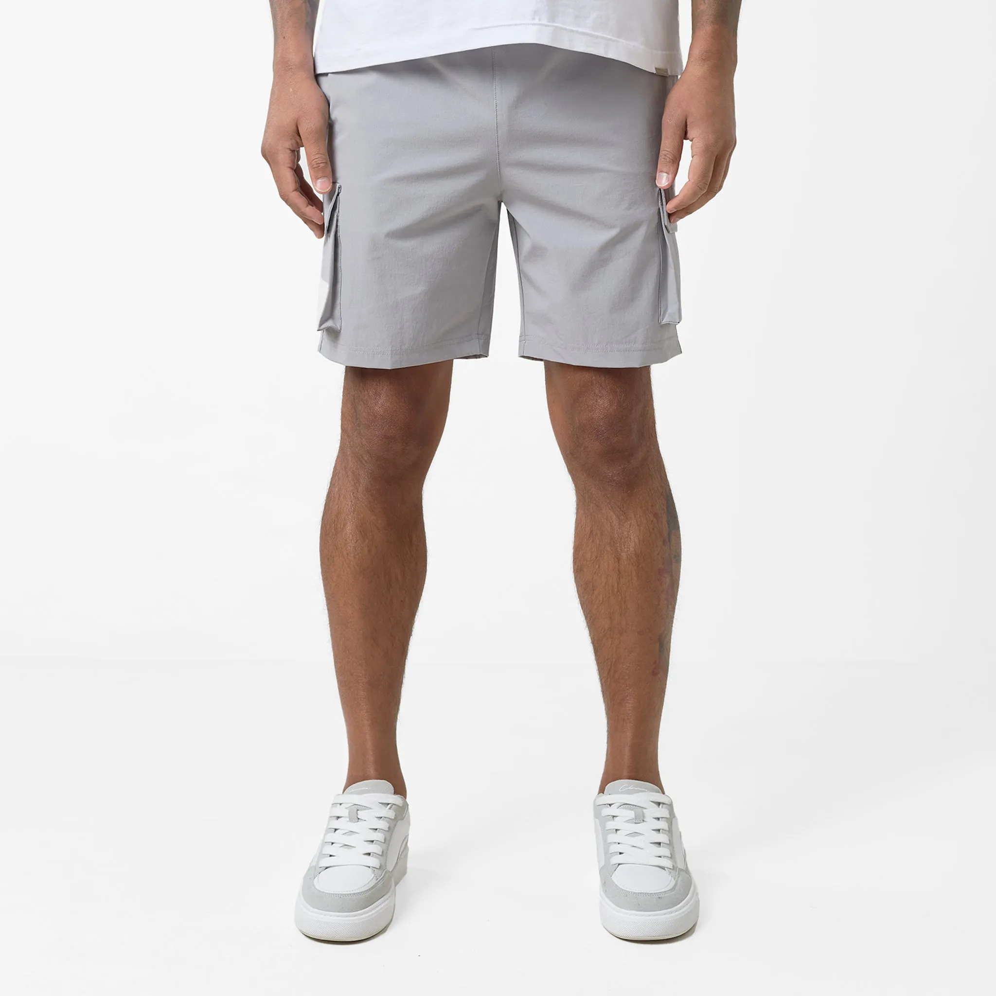 2-Pack Premium Tech Cargo Short | Black /  Ice Grey