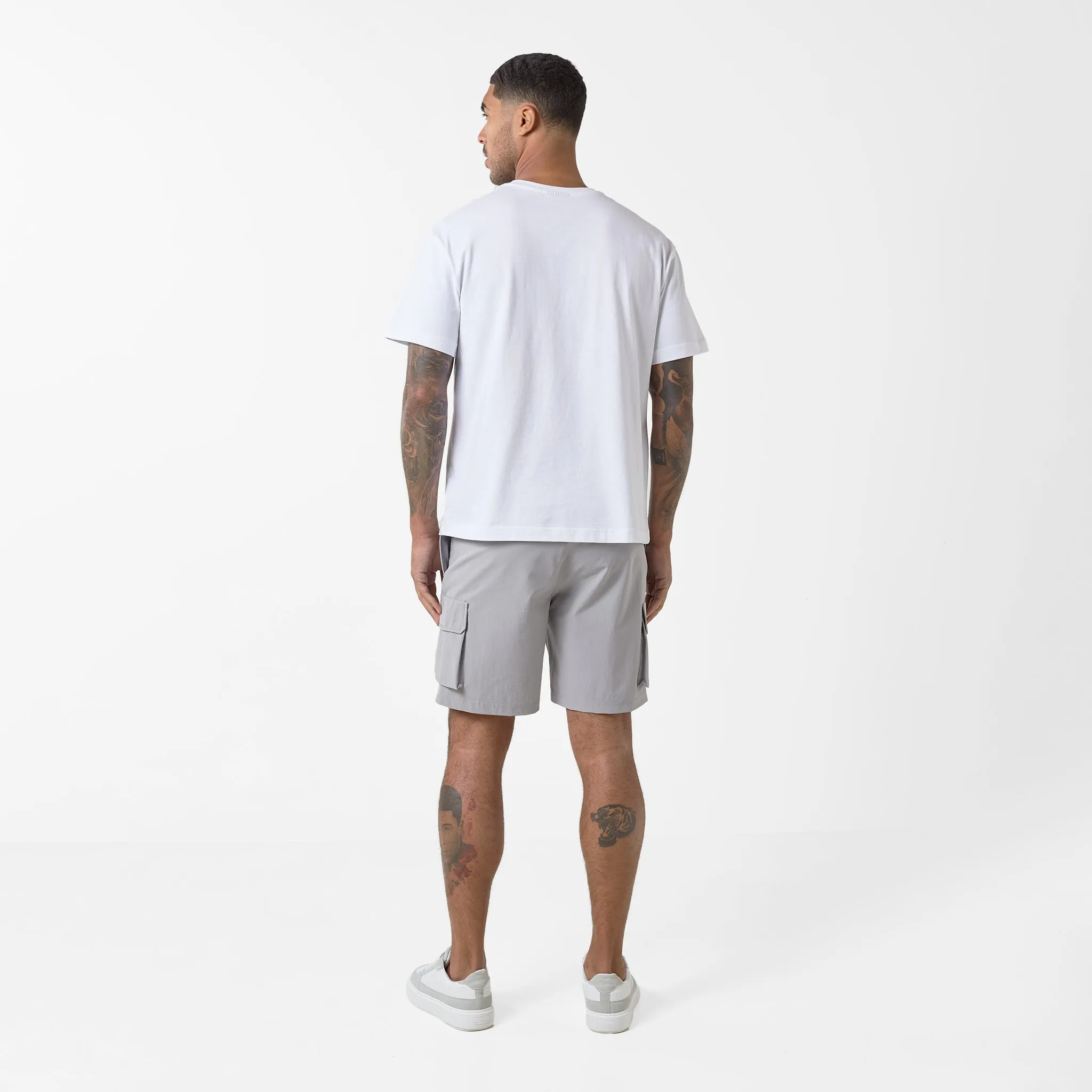 2-Pack Premium Tech Cargo Short | Black /  Ice Grey