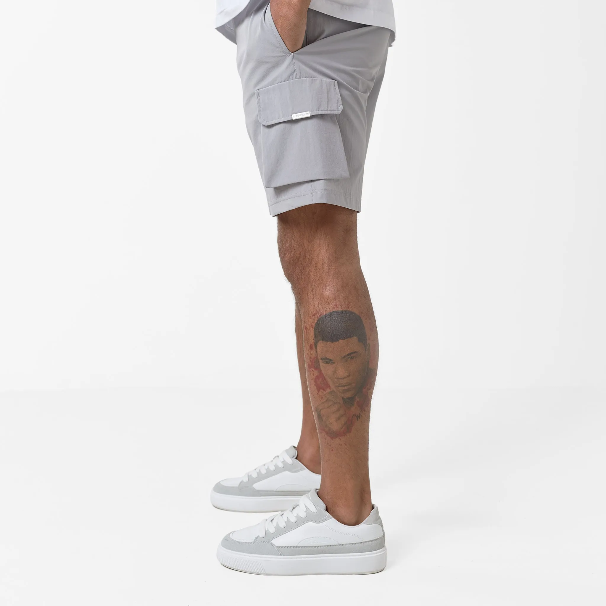 2-Pack Premium Tech Cargo Short | Black /  Ice Grey