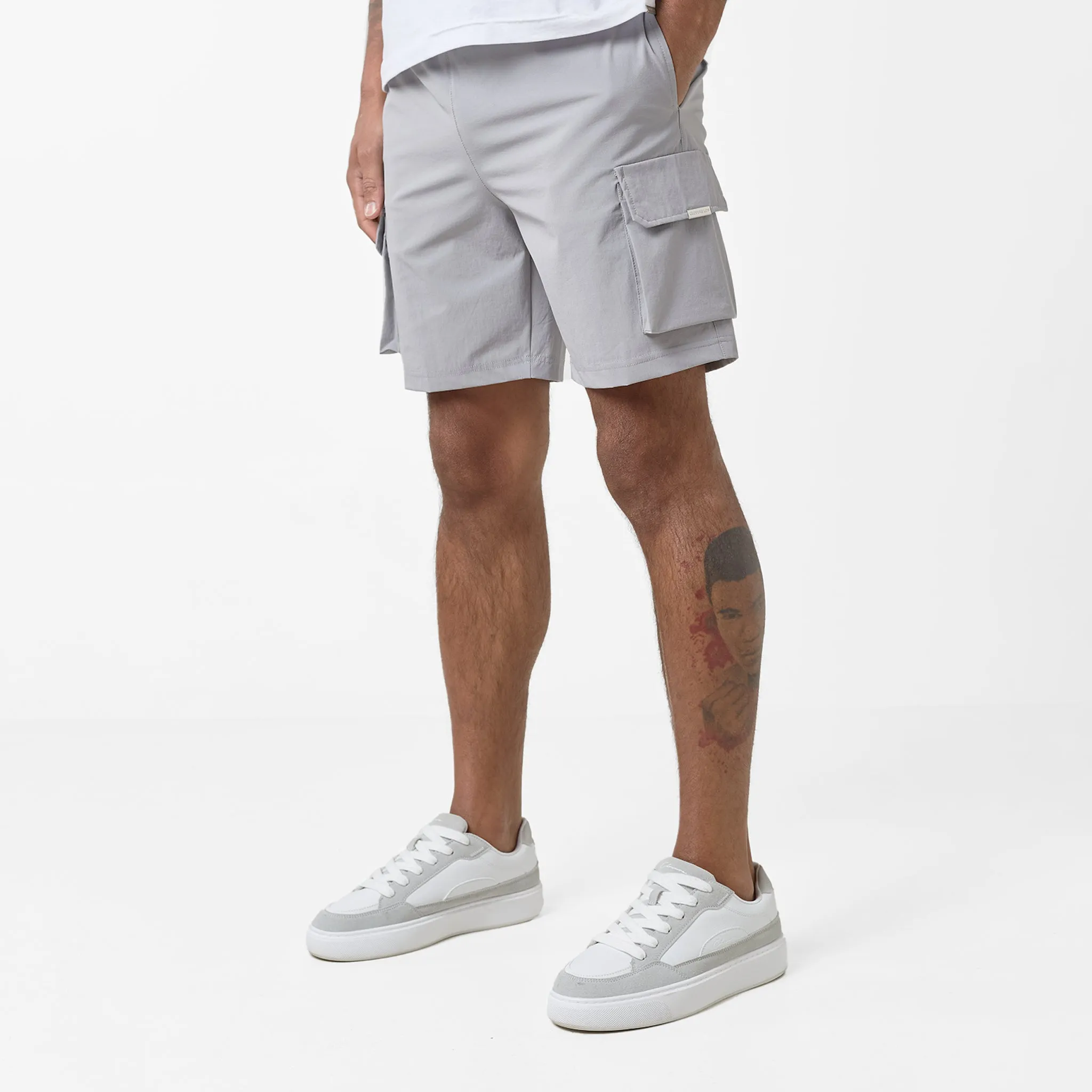 2-Pack Premium Tech Cargo Short | Black /  Ice Grey