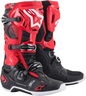 ALPINESTARS Tech 10 Boots - Black/Red - US 14 2010020-31-14