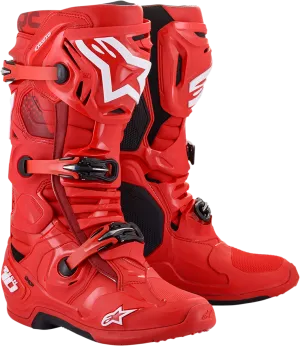 ALPINESTARS Tech 10 Boots - Red - US 8 2010020-30-8