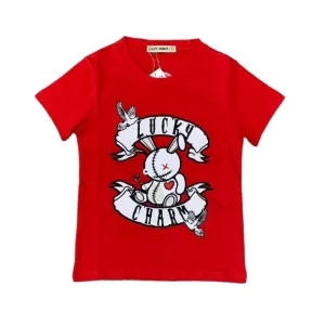 BKYS Kids 'LC Heaven' T-Shirt (Red) T1061