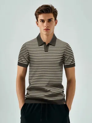 Classic Horizontal Striped Polo