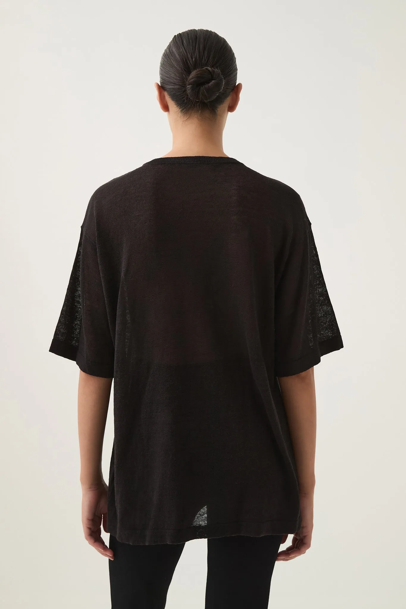 Elvira Oversized Linen Tee