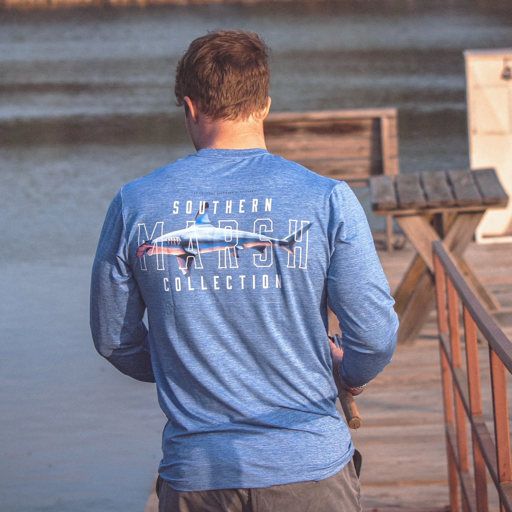 FieldTec Heathered Tee - Hammerhead - Long Sleeve