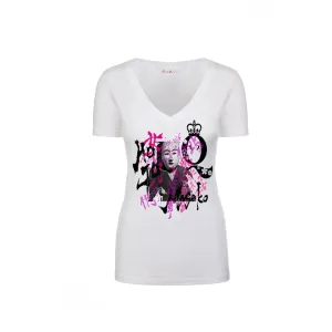 Hojo Masako Deep V Neck T