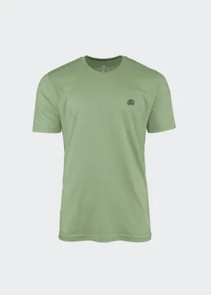 LIGHT GREEN LOGO TEE