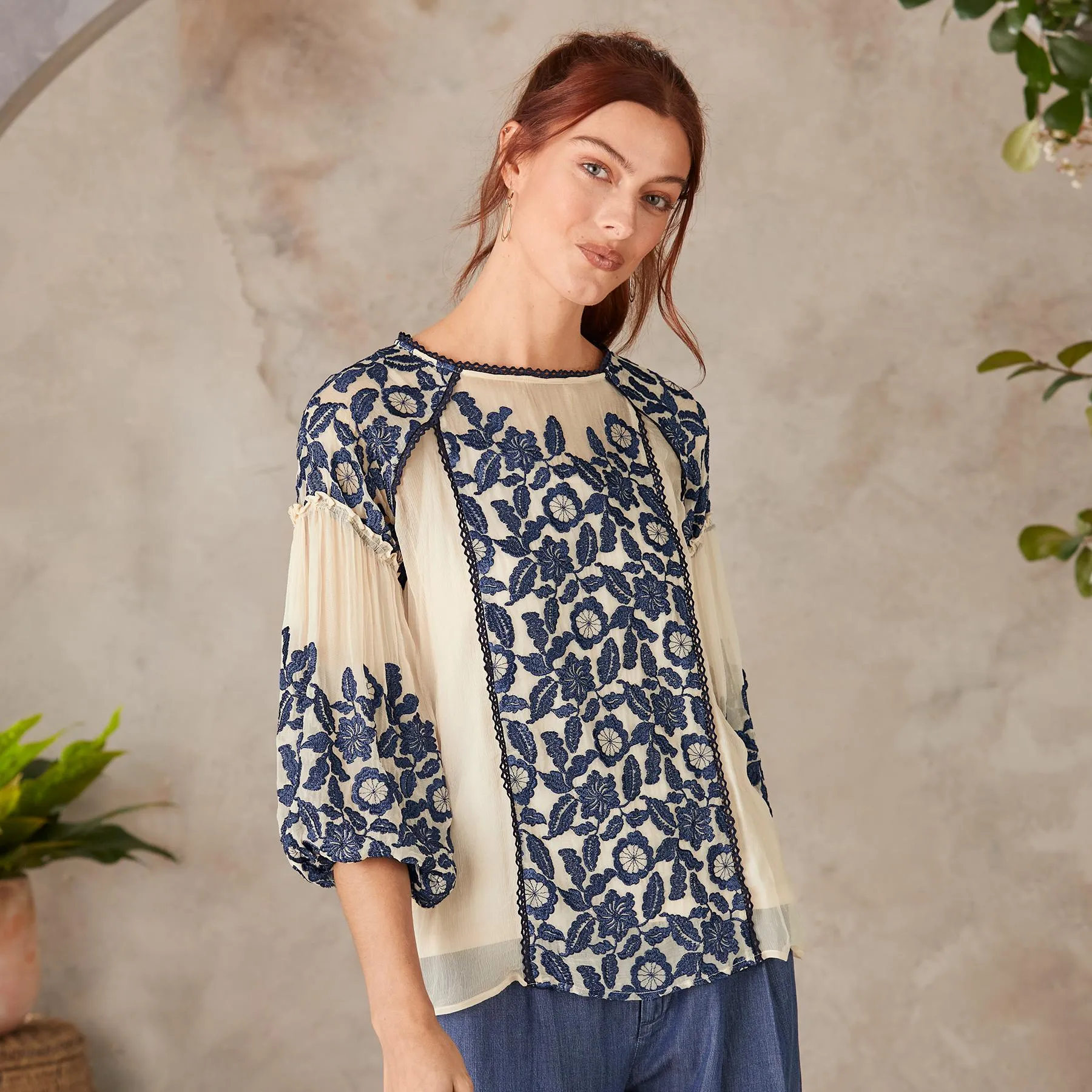 Luiza Silk Top
