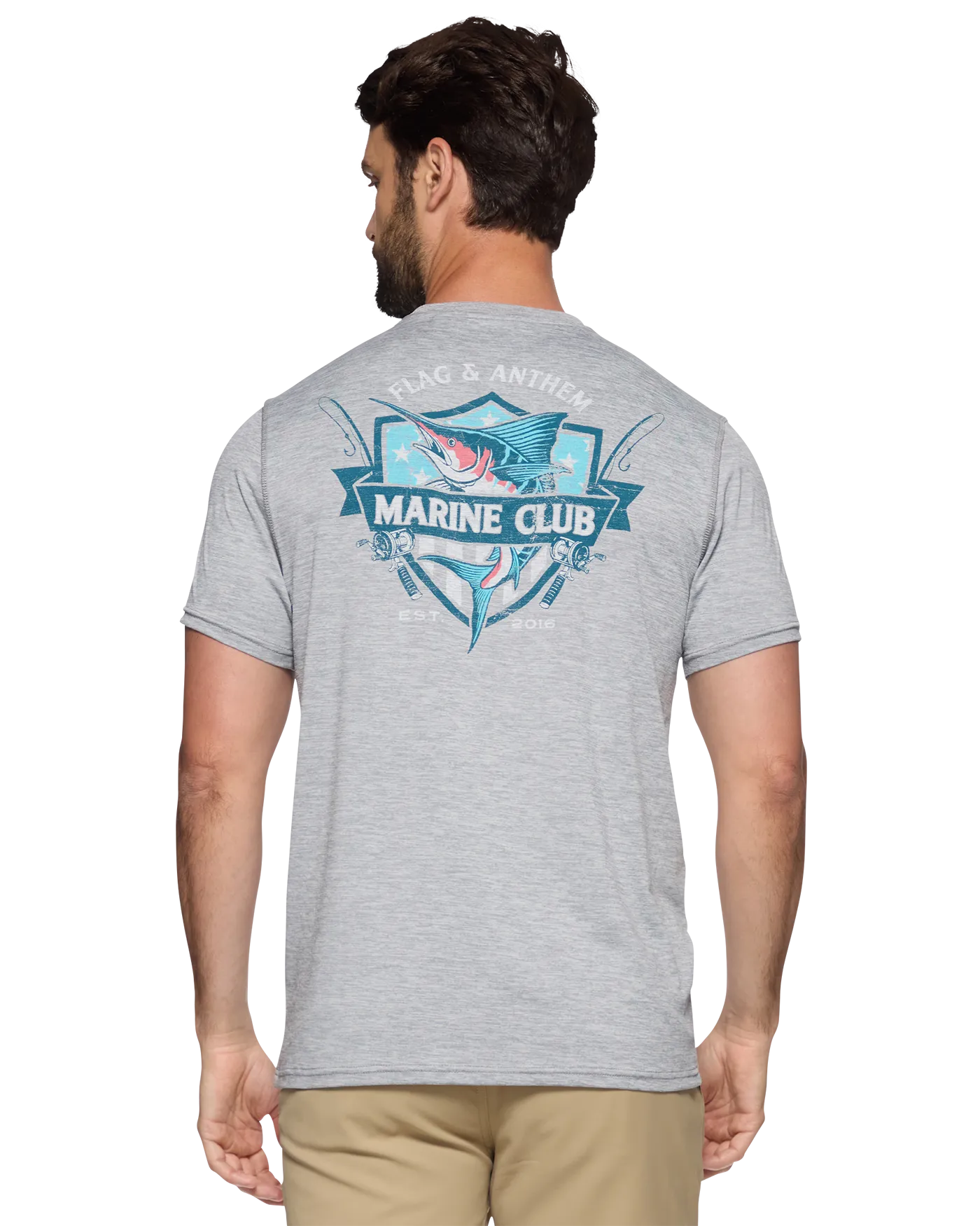 MARINE CLUB UPF PERFORMANCE TEE