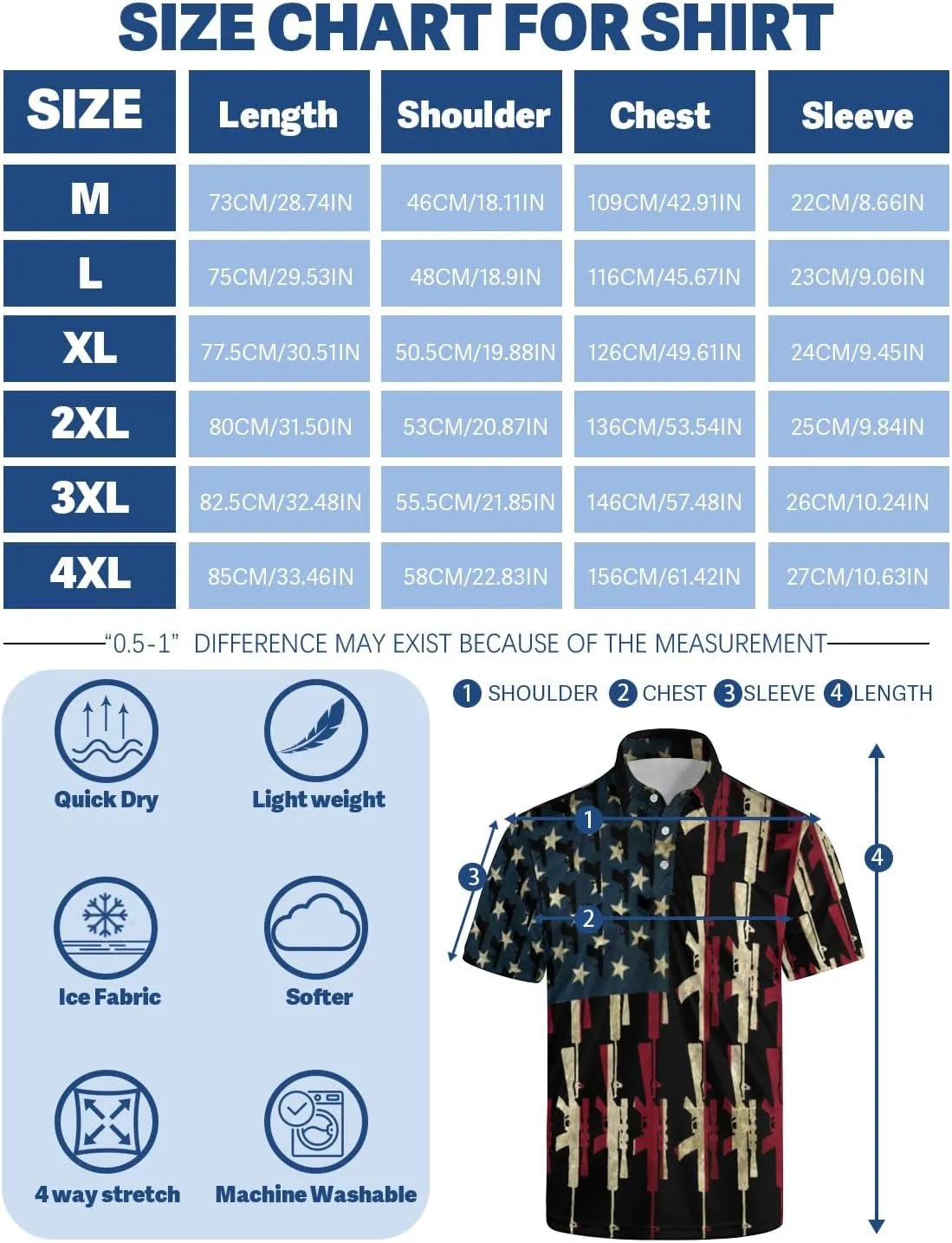 Men's Funny Golf Polo Shirts Short Sleeve Performance Golf Shirts Hawaiian Golf Polos for Summer