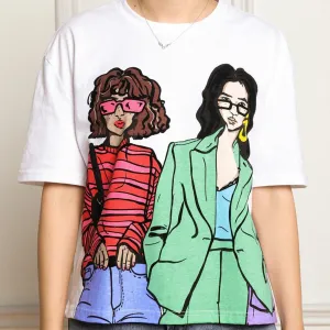 Natalie Streetwear Round Neck Summer Tee