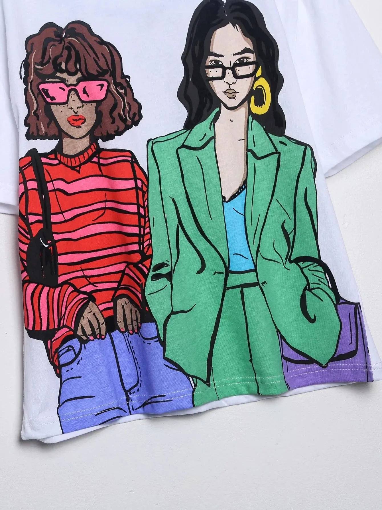 Natalie Streetwear Round Neck Summer Tee