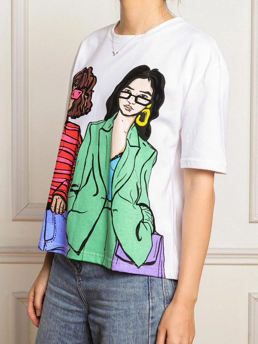 Natalie Streetwear Round Neck Summer Tee