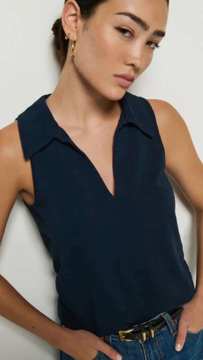 Nation Roberta Collared Tank
