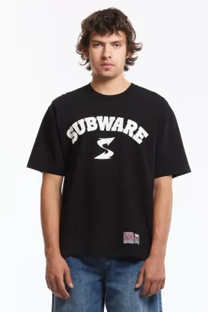 NH X SUBWARE . TEE SS-3 BLACK