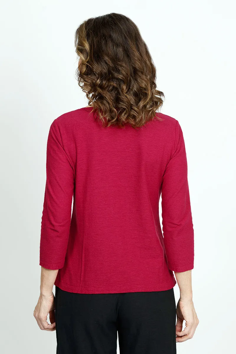 Organic Rags Linen Blend Boatneck Top