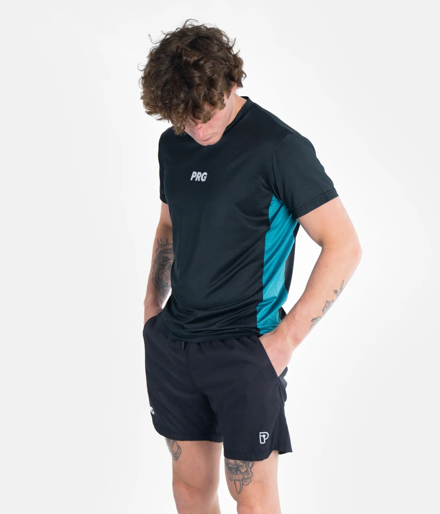 PRG Tech Tee - Black & Green