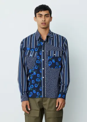 Printed Colourblock Shirt
