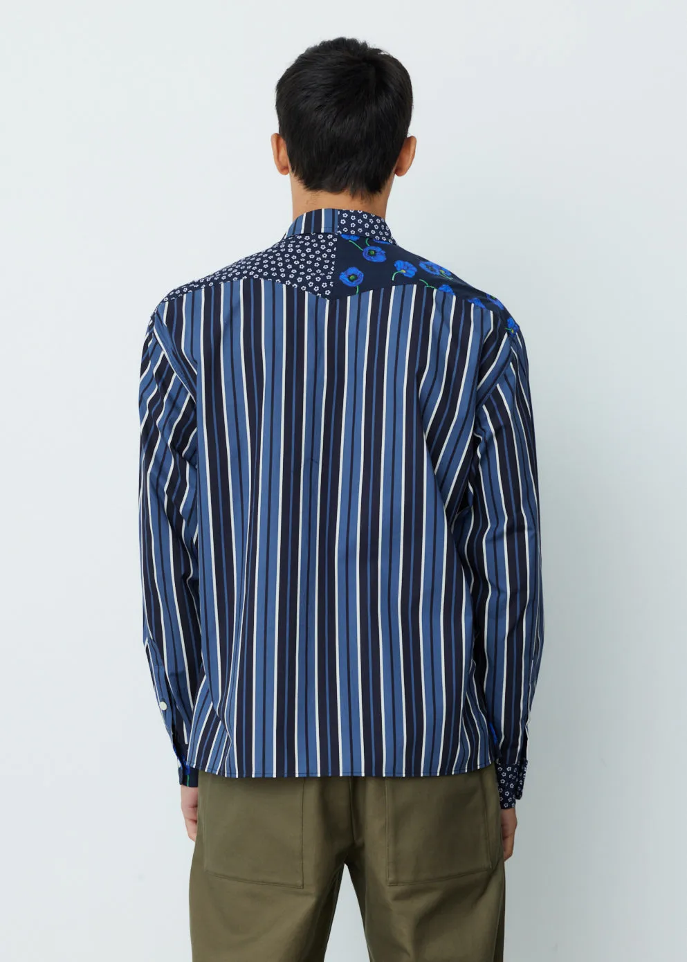 Printed Colourblock Shirt