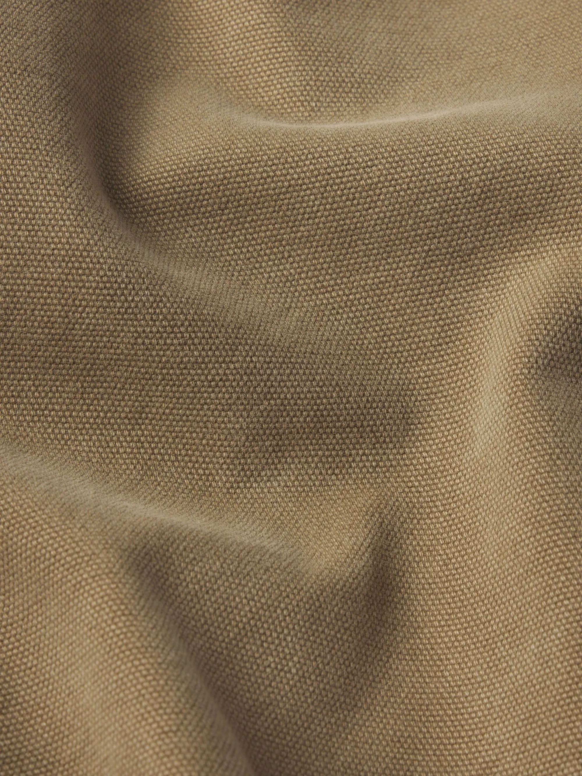 Relaxed Short Raw Hem -- Light Brown