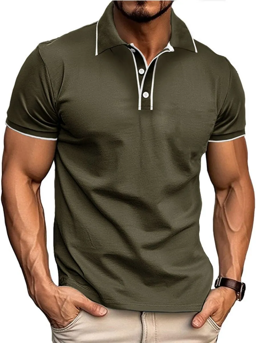 Short-sleeve Cotton Polo Shirt