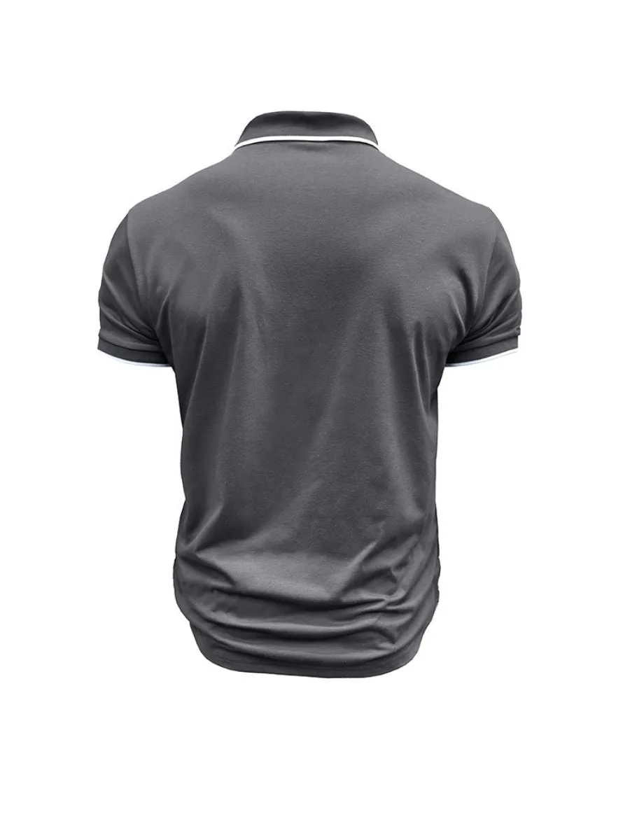 Short-sleeve Cotton Polo Shirt
