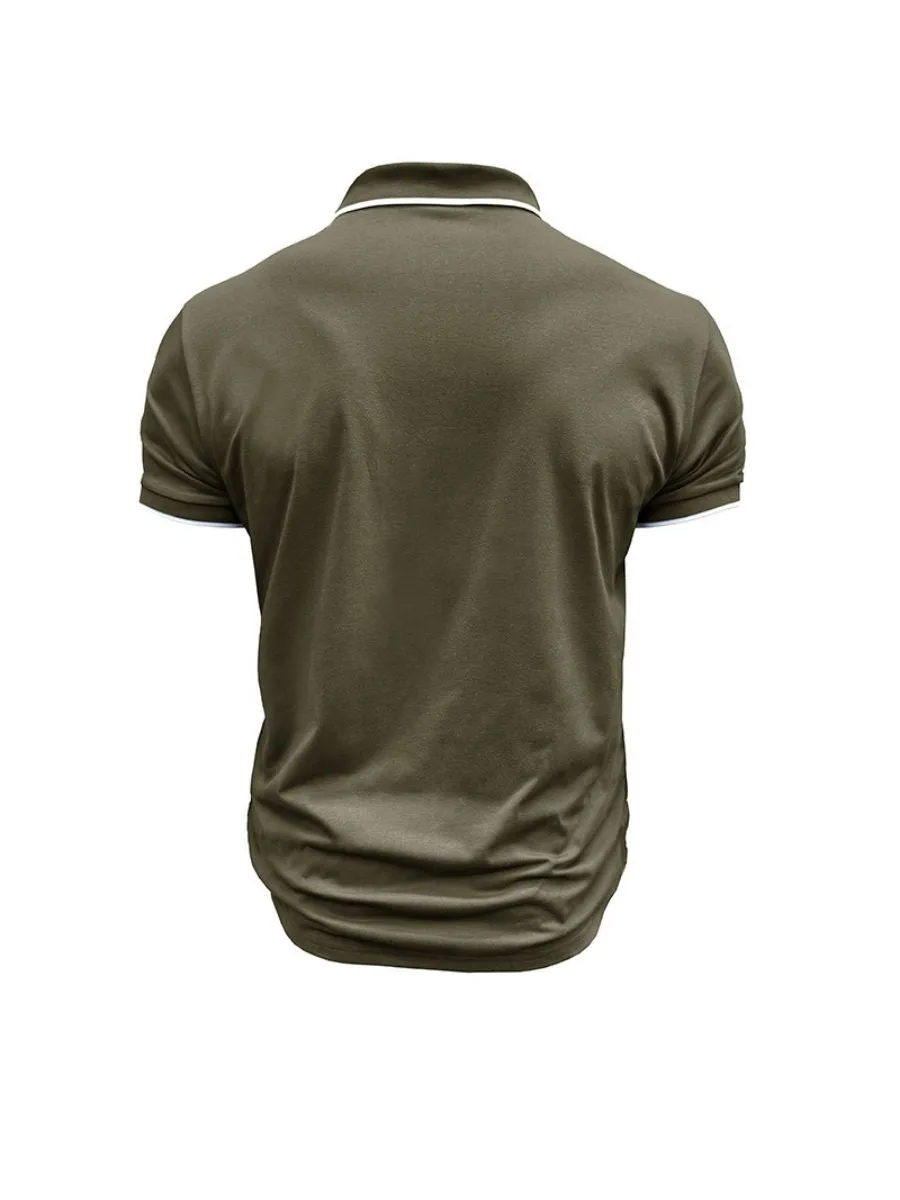 Short-sleeve Cotton Polo Shirt