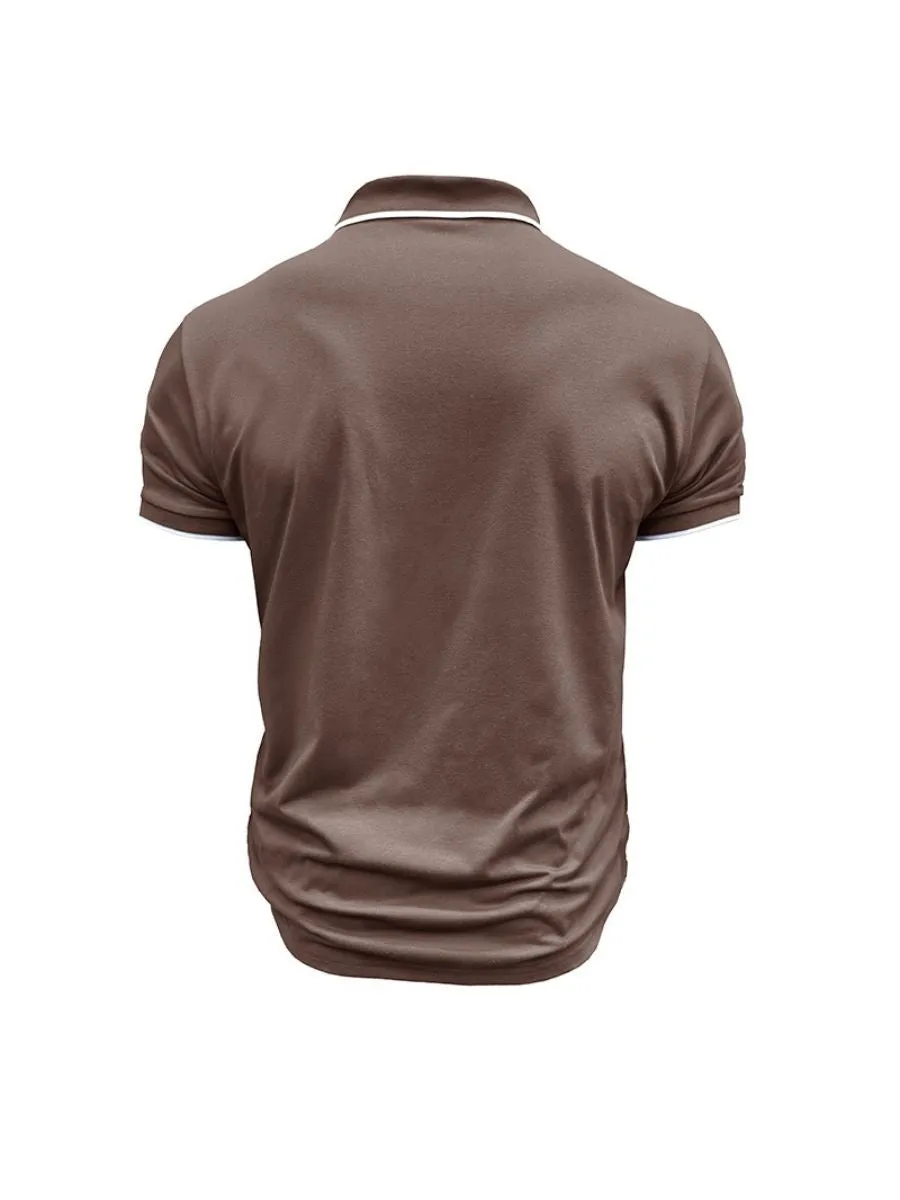 Short-sleeve Cotton Polo Shirt