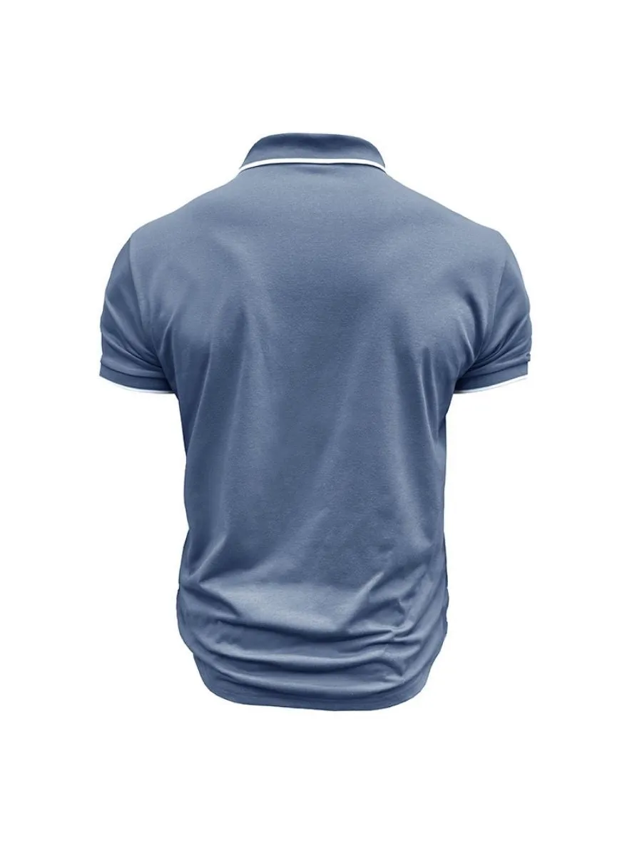 Short-sleeve Cotton Polo Shirt
