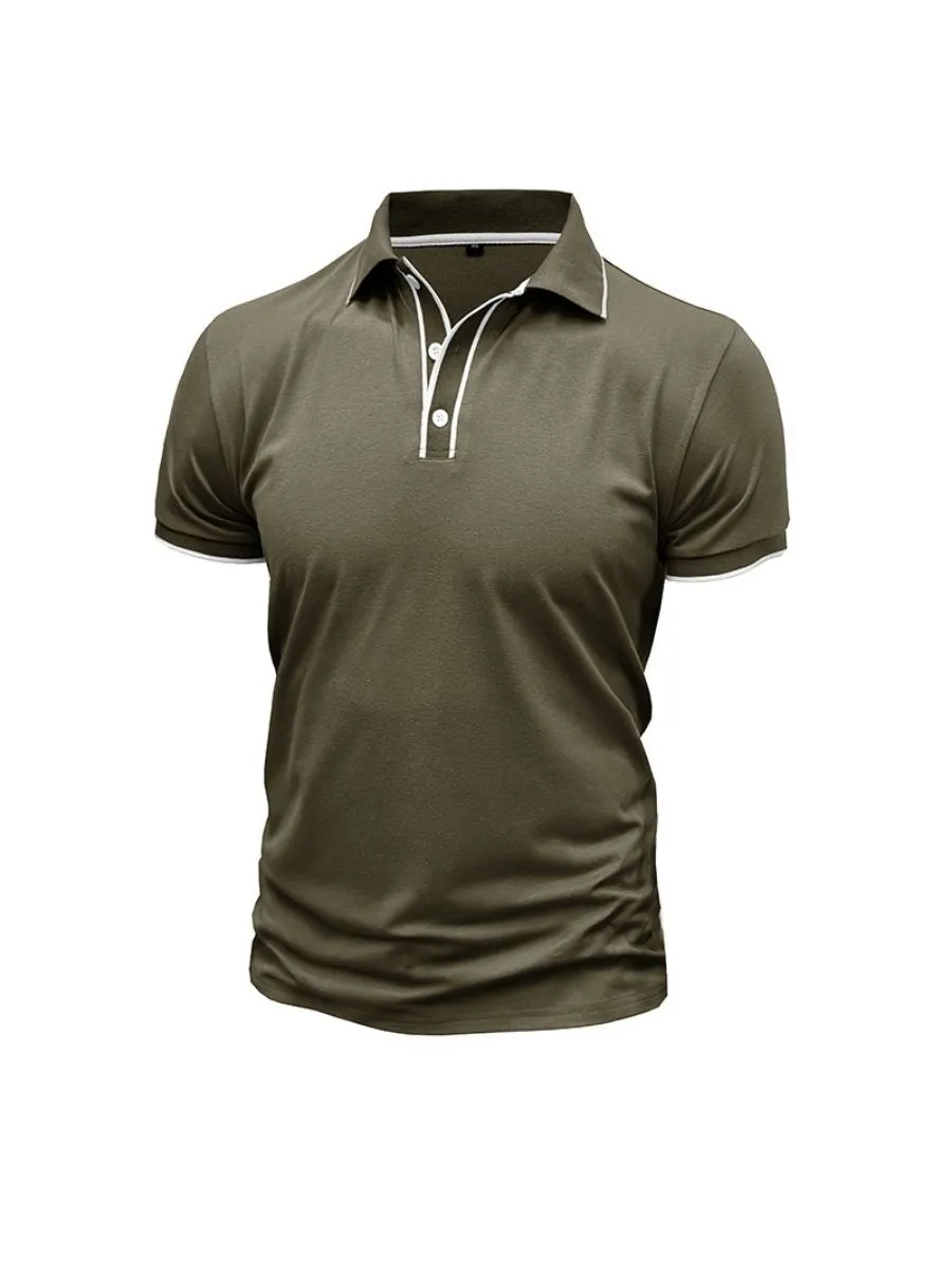 Short-sleeve Cotton Polo Shirt