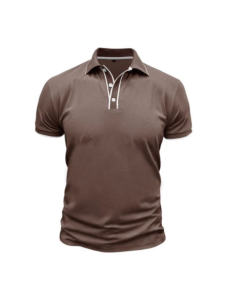 Short-sleeve Cotton Polo Shirt