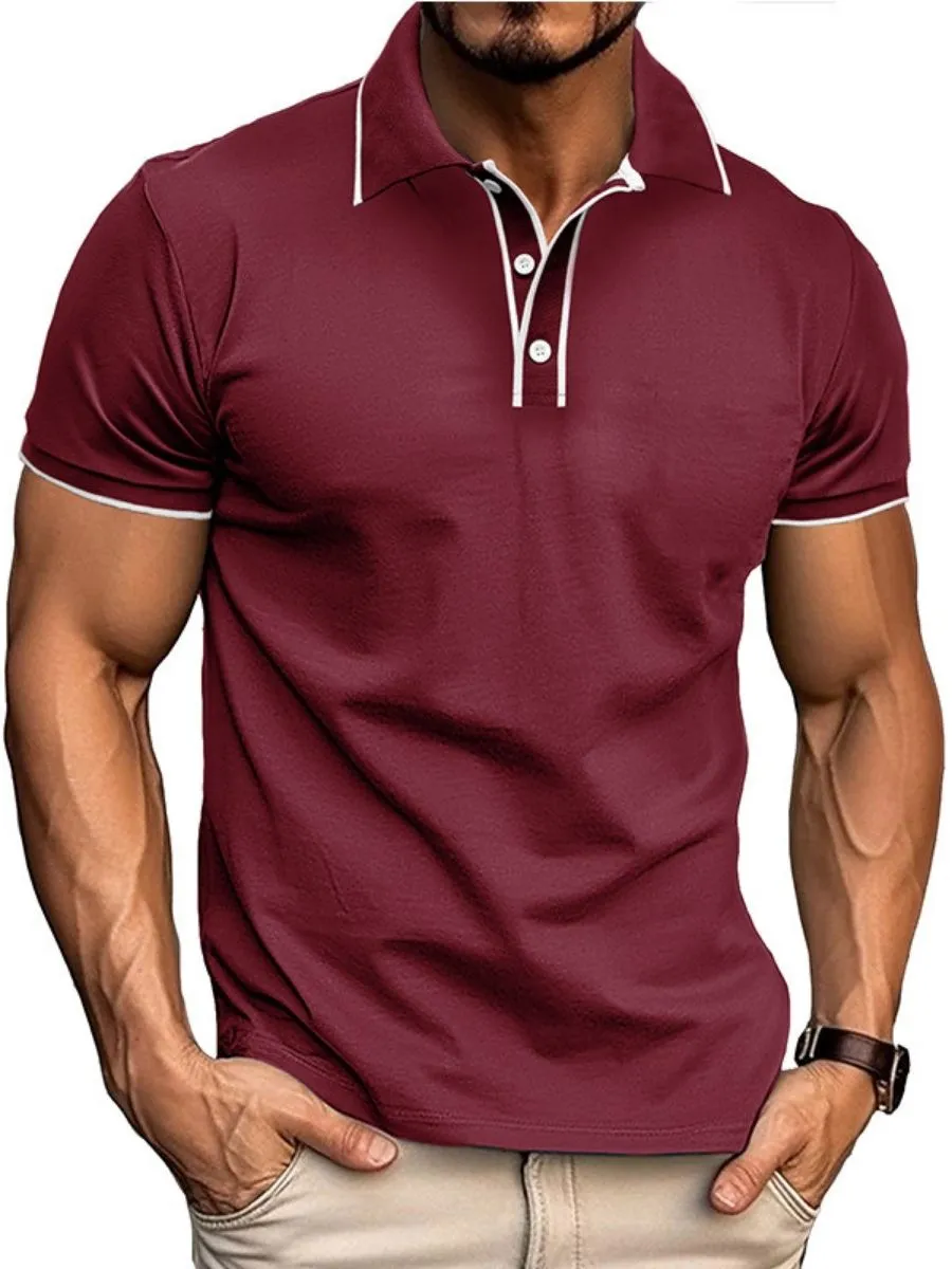 Short-sleeve Cotton Polo Shirt