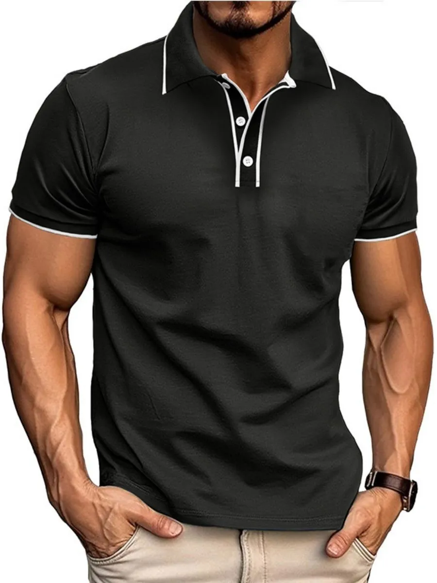 Short-sleeve Cotton Polo Shirt