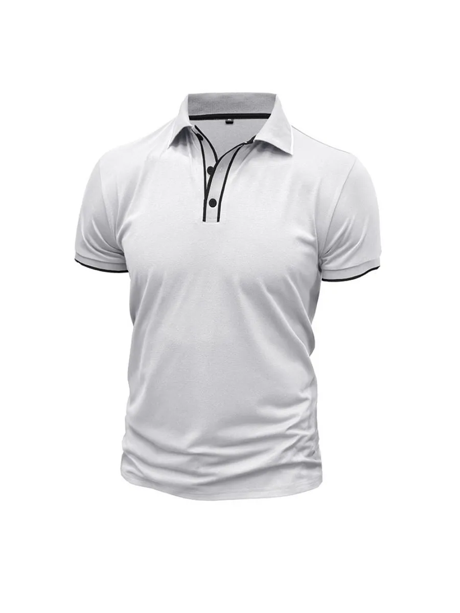 Short-sleeve Cotton Polo Shirt